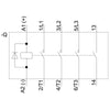 Siemens Power contactor, 3 pole, 1NO, size S00, 24VDC