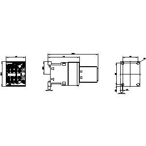 Siemens Power contactor, 3-pole, 2NO+2NC, 12A, 5.5kW