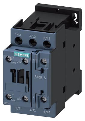 Siemens Power contactor, 3-pole, 1NO + 1NC, size S0, 5.5kW