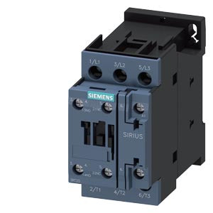 Siemens Power contactor, 3-pole, 1NO + 1NC, size S0, 15kA