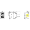 Siemens Power contactor, AC-3e/AC-3, 3-pole, 2NO+2NC, 24VDC,  38A