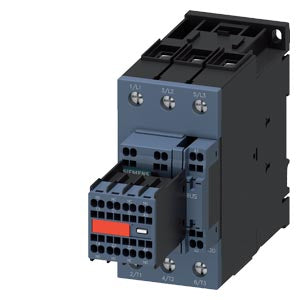 Siemens Power contactor, AC-3e/AC-3, 3-pole, 22kW/400V, 24VDC, 51A