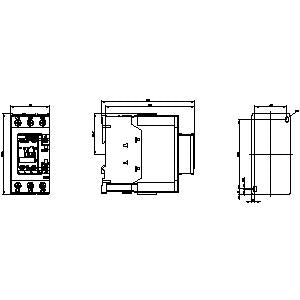 Siemens Power contactor, 3-pole, 24VDC, size S2, 37kW