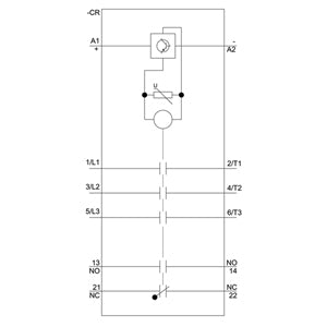 Siemens Power contactor, 3-pole, 24VDC, size S2, 37kW