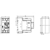 Siemens Power contactor, S3, 3-pole, spring-loaded, 230VAC, 37kW