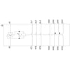 Siemens Sirius 3RT2 Contactor, 2NO+2NC, 3-pole, 175-280V coil, 95A, 45kW, 1kV