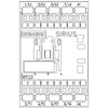 Siemens Contactor AC-1, spring-loaded, S00, 4-pole, 24VAC. 50/60Hz, 18A