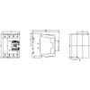 Siemens Power contactor, screw, size S3, 4-pole, 2NO+2NC, 110V/ 37kW