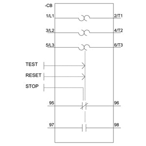 Siemens Overload relay for motor protection, size S3, 80-100A