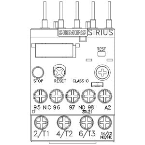 Siemens Overload relay for motor protection, size S00, 0.90-1.25A