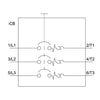 Siemens Circuit breaker, size S00, N-release, screw, 10A, 2.2-3.2A, 42A