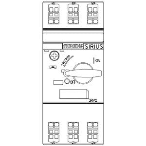 Siemens Circuit breaker for motor protection, spring, size S00, 52A
