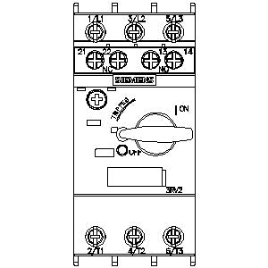 Siemens Circuit breaker for motor protection, size S00, 7-10A