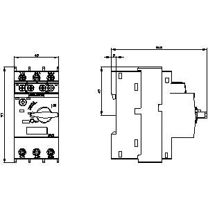 Siemens Circuit breaker for motor protection, size S00, 7-10A