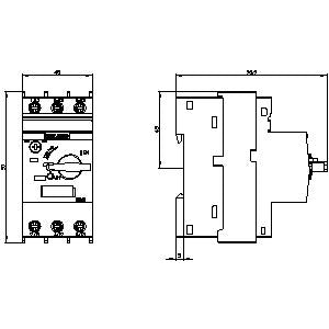 Siemens Circuit breaker for motor protection, size S0, 260A