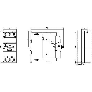 Siemens Circuit breaker for motor protection, size S3, 819A
