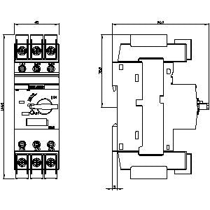 Siemens Circuit breaker for system protection, size S00