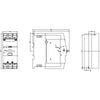 Siemens Circuit breaker for system protection, screw, size S3, 520A