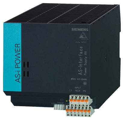Siemens AS-i Interface power supply unit, 230 - 500VAC, 8A
