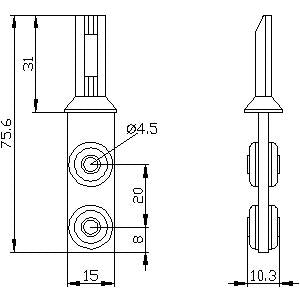 Siemens Separate actuator, die-cast zinc for safety switches