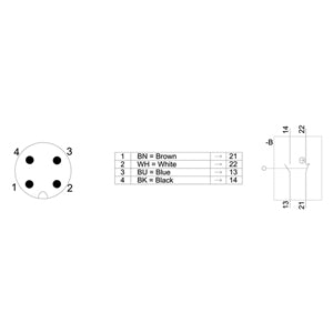Siemens Round plunger limit switch, NO/NC, plastic