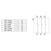 Siemens Contact block, magnetic switch, left-hinged door, 2NC, 3m