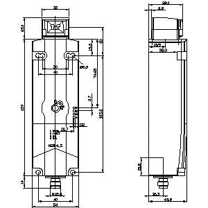 Siemens Safety position switch, actuated, 2NC+1NO