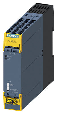 Siemens Sirius Safety relay, basic unit, 3NO + 1NC, 110 - 240VAC/DC