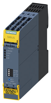 Siemens Sirius Safety relay, single channel, 3 safety contacts, 24VDC