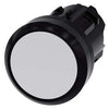 Siemens Pushbutton, round, white, momentary contact, 22mm
