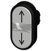 Siemens Twin pushbutton, round, plastic, white, '↑' '↓', 22mm