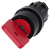 Siemens Key-operated switch, 2pos, round, plastic, 22mm