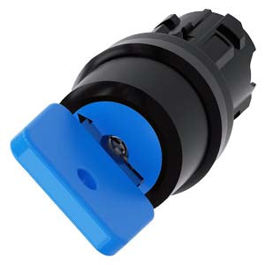 Siemens Key-operated switch, lock 73038, position O-I, blue