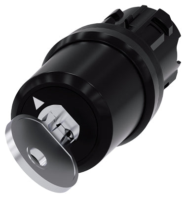 Siemens Sirius 3SU10 Key switch head, 2-position, latching, 22mm cutout