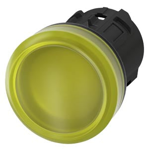 Siemens Indicator light, round, plastic, yellow, 22mm