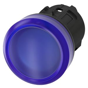 Siemens Indicator light, round, plastic, blue, 22mm