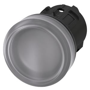 Siemens SIRIUS ACT Pilot light head, round, clear, 22mm cutout