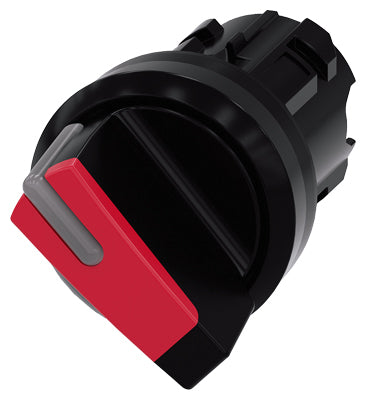 Siemens Sirius Selector switch, illuminable, 2 position, round, red, 22mm