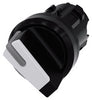 Siemens Selector switch, illuminable, 2 positions, white, 22mm