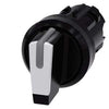 Siemens Selector switch, illuminable, 3 position, white, 22mm