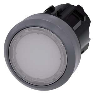 Siemens Illuminated pushbutton, round, plastic, 22mm
