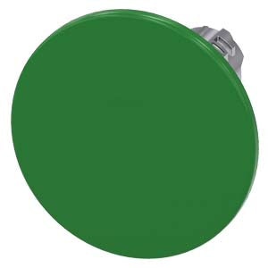 Siemens Mushroom pushbutton, 22mm, round, green, 60mm