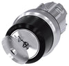 Siemens RONIS key-operated switch, 22 mm, round, lock number SB30, with 2 keys, 2 switch positions