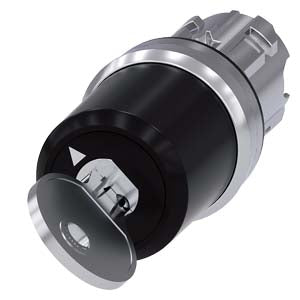 Siemens Key-operated switch, 22mm, metal, lock number E7(VW)