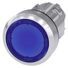 Siemens Illuminated pushbutton, blue, round, 22mm