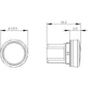 Siemens Indicator light, round, shiny, clear, lens, smooth, 22mm