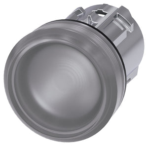 Siemens Indicator light, round, shiny, clear, lens, smooth, 22mm