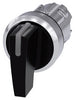 Siemens Illuminable selector switch, 3-position, 2 x 45°, 22mm