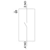 Siemens Pushbutton, momentary contact, black, 1NO, 22mm
