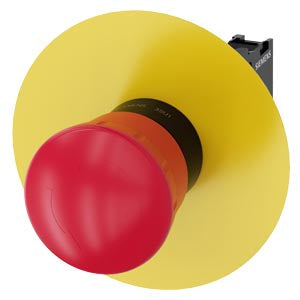 Siemens Emergency stop mushroom pushbutton, red, 40mm Siemens